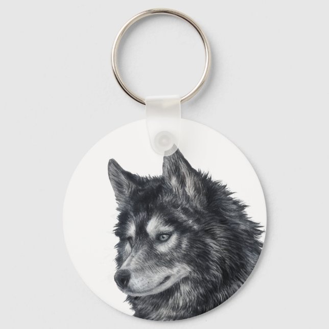 Balto Dog Keychain (Front)