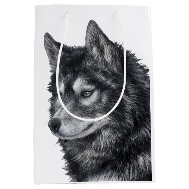 Balto Dog Medium Gift Bag (Front)
