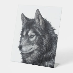 Balto Dog Pedestal Sign