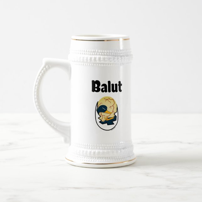 Balut egg duck embryo egg protein Filipino Beer Stein (Left)