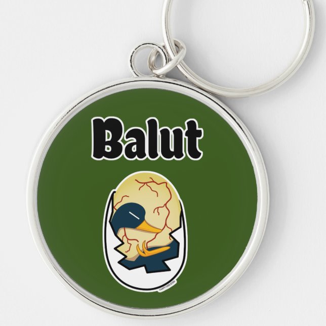 Balut egg duck embryo egg protein Filipino Keychain (Front)