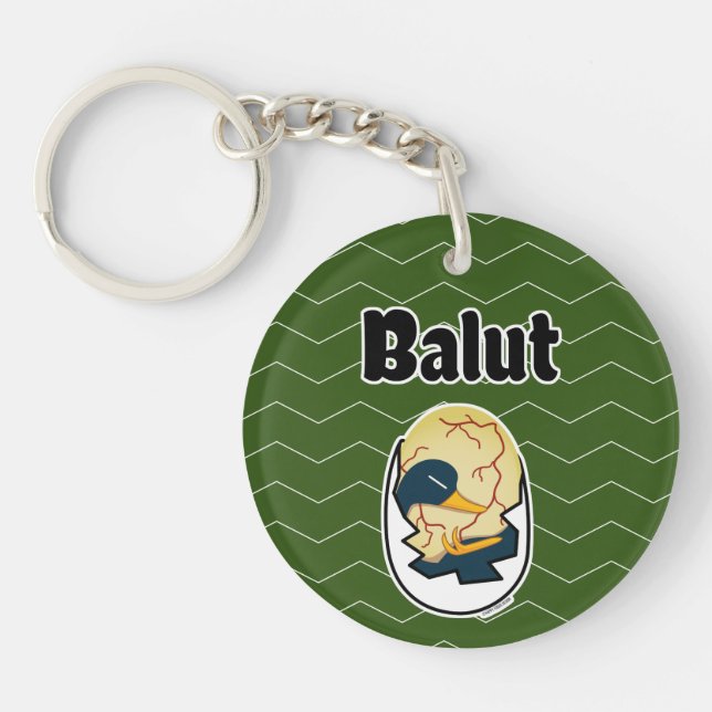 Balut egg duck embryo egg protein Filipino Keychain (Front)