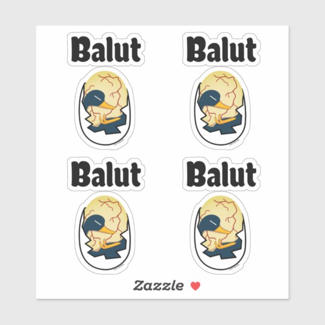 Balut egg duck embryo egg protein Filipino Sticker (Sheet)
