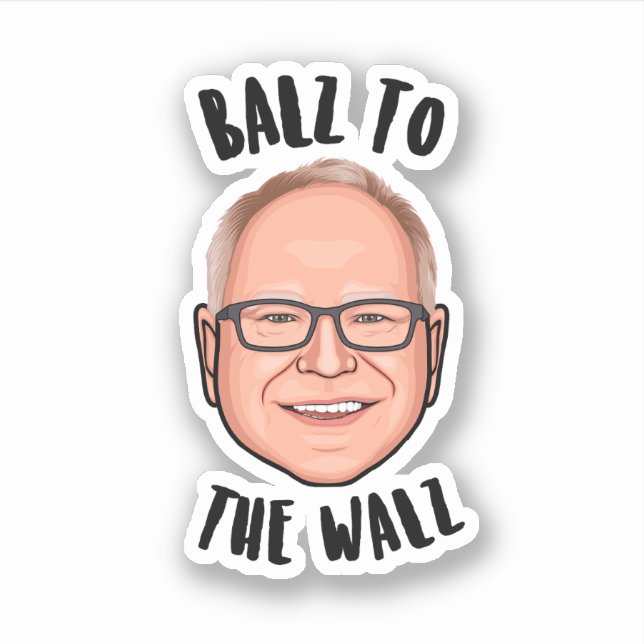 Balz to the Walz Sticker (Front)