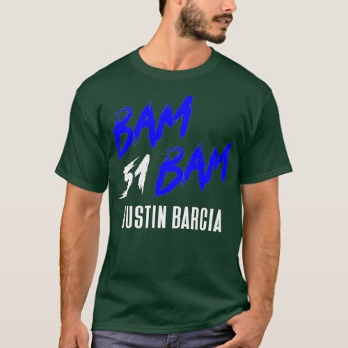 BAM BAM JUSTIN BARCIA 51 SUPERCROSS MOTOCROSS T_Shirt
