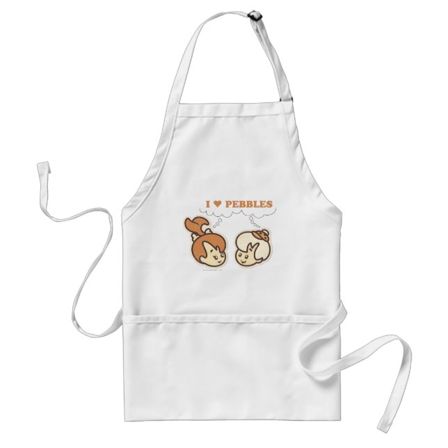 Bam Bam loves PEBBLES™ Adult Apron (Front)