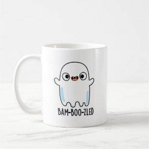 Bam-boo-zled Funny Halloween Confused Ghost Pun Coffee Mug