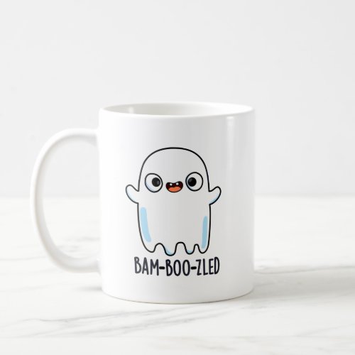 Bam_boo_zled Funny Halloween Confused Ghost Pun  Coffee Mug