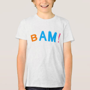 BAM! Comic Typography Graphic Tri-Blend Shirt