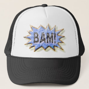 BAM! Distressed look Emeril Apron Trucker Hat
