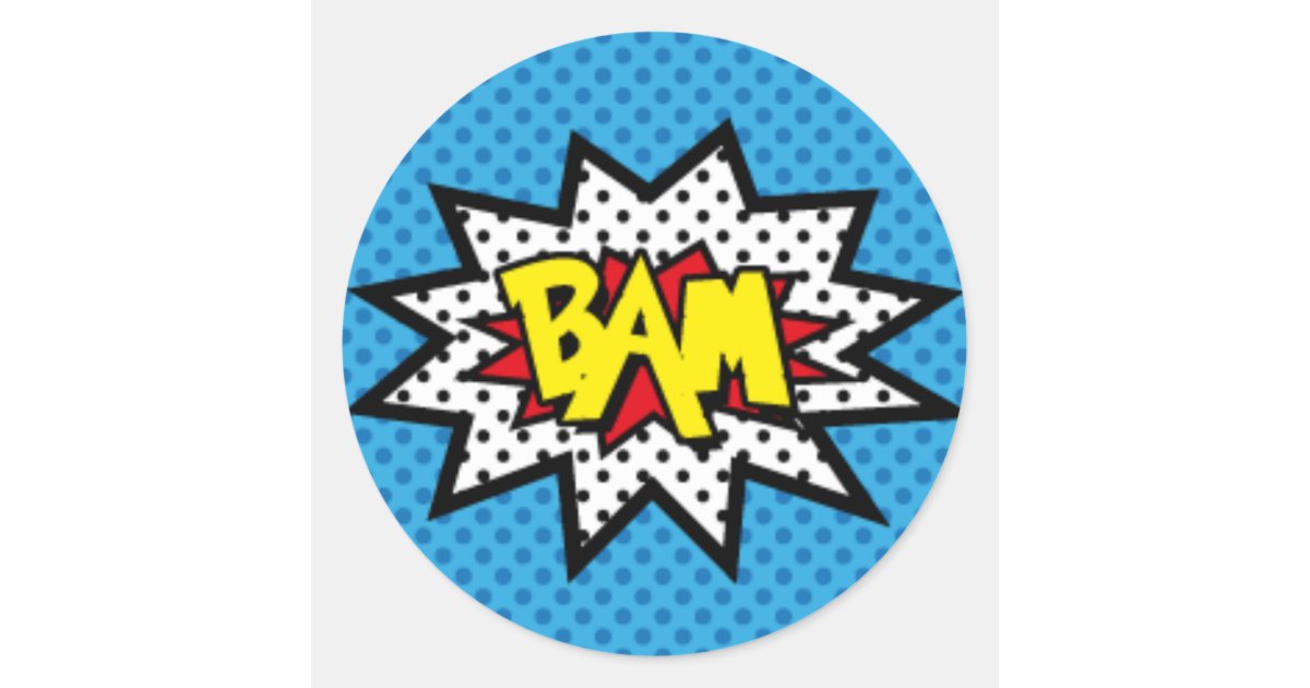 BAM! Stickers | Zazzle