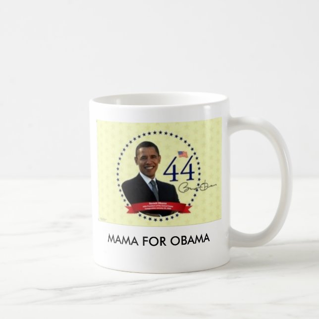 bama3, MAMA FOR OBAMA Coffee Mug (Right)