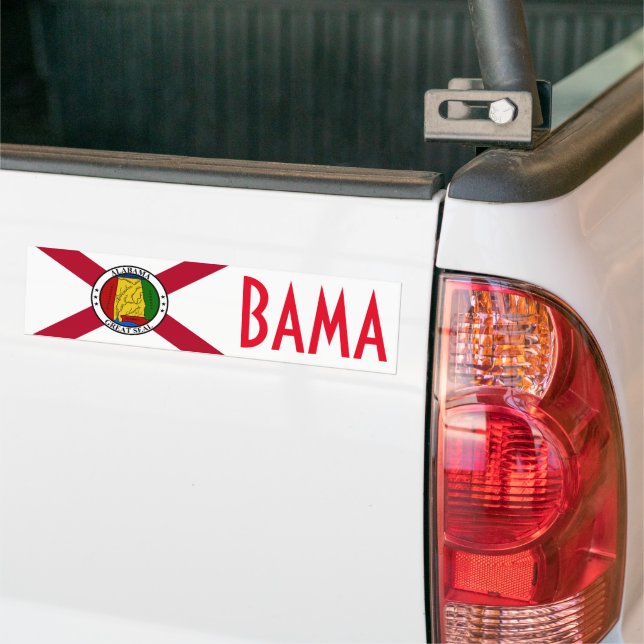 Bama Bumper Sticker (On Truck)