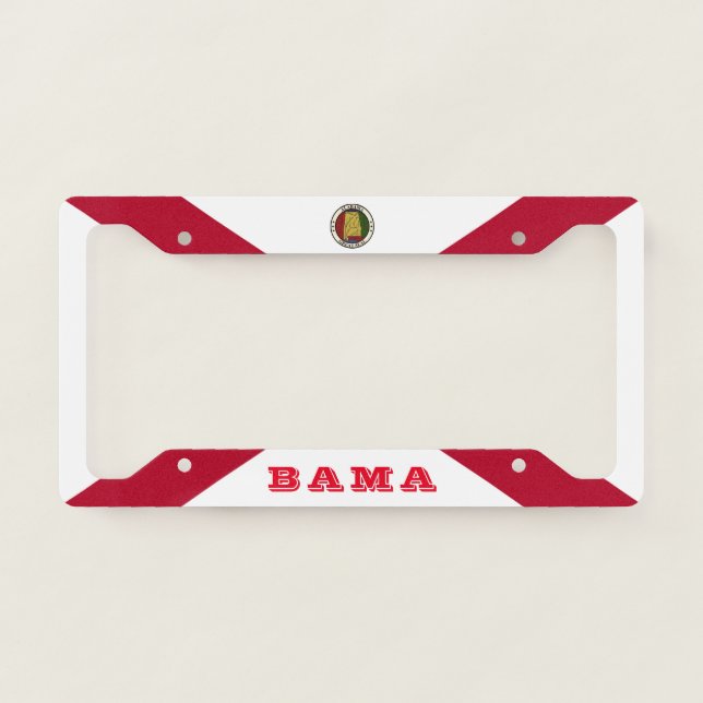 Bama  license plate frame (Front)