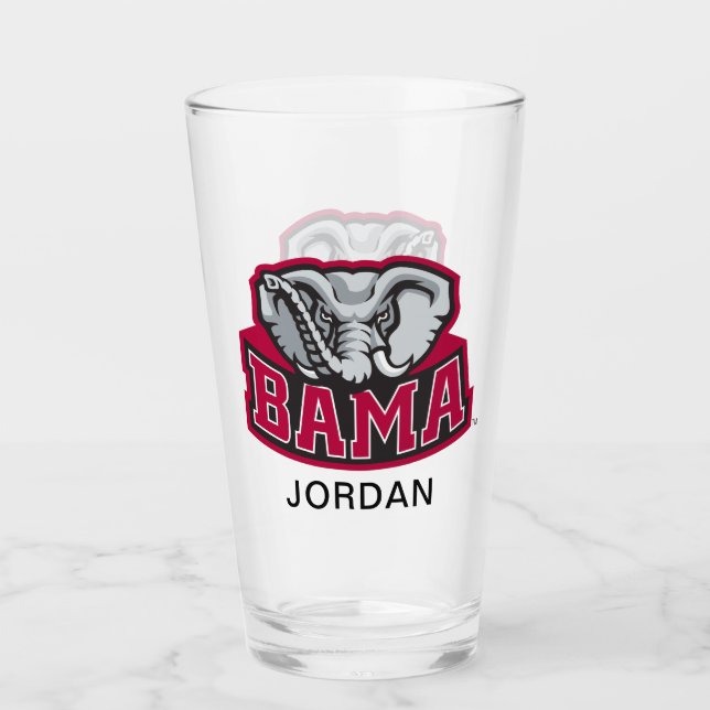 Bama with Big Al Glass (Front)