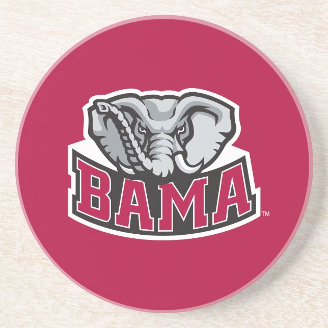 Bama with Big Al Sandstone Coaster (Front)