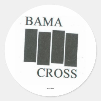 BAMACROSS BF RETRO CLASSIC ROUND STICKER