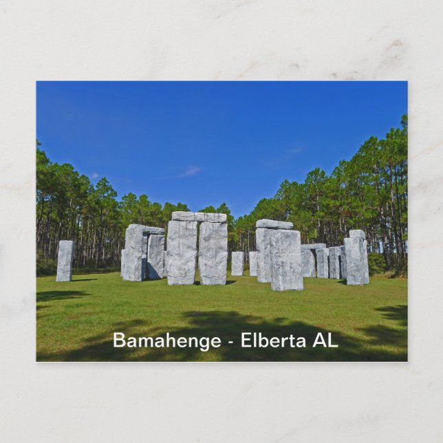 Bamahenge - Elberta AL Postcard (Front)