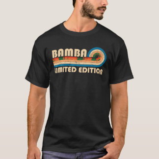 BAMBA Surname Retro Vintage 80s 90s Birthday Reuni T-Shirt