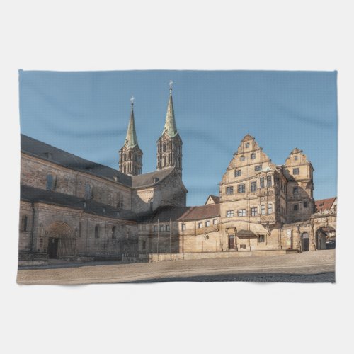 Bamberg Cathedral Germany Kitchen Towel