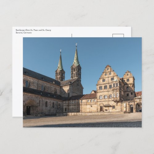 Bamberg Cathedral Germany Postcard