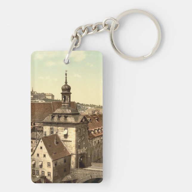 Bamberg Court House, Bavaria, Germany Keychain (Back)