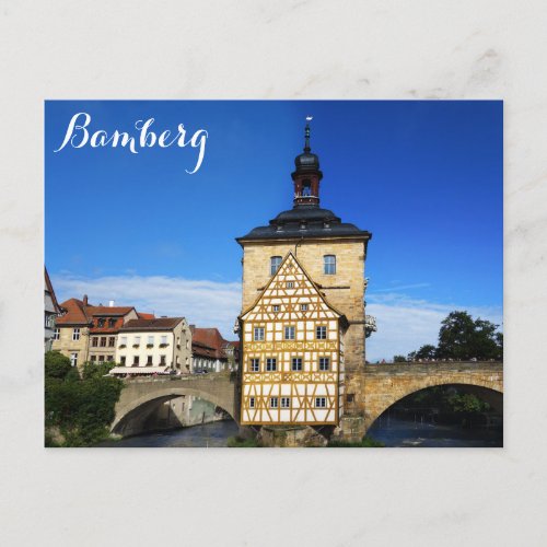 Bamberg Germany City Hall Postcard