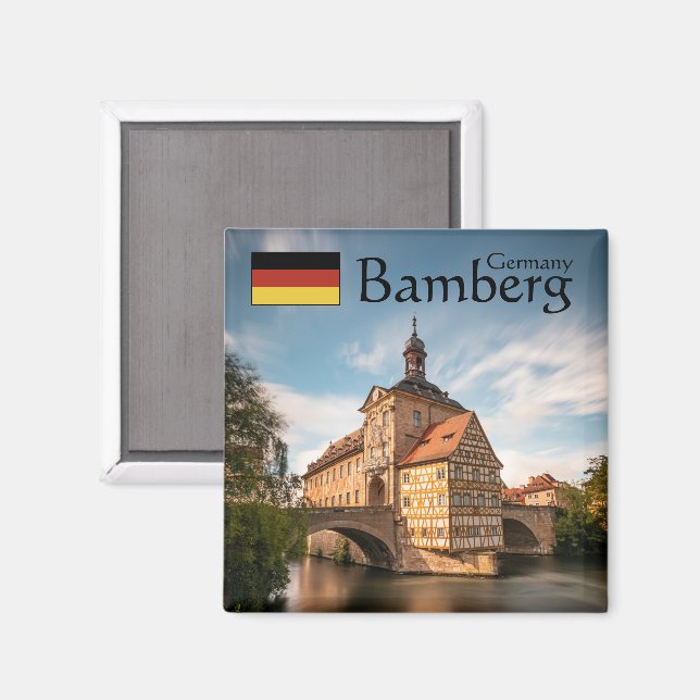 Bamberg Germany Souvenir Magnet (Front/Back)