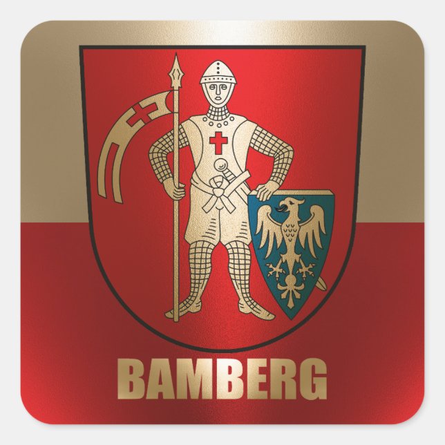 Bamberg                                            square sticker (Front)