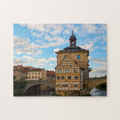 Bamberg Town Hall Fachwerkhaus Germany Jigsaw Puzzle