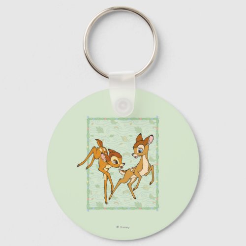 Bambi and Faline Keychain