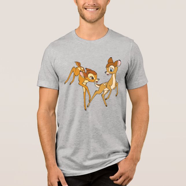 Bambi and Faline Tri-Blend Shirt (Front)