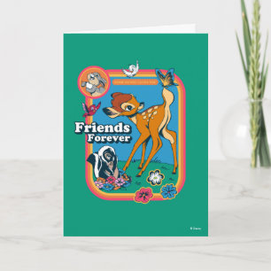 Bambi and Friends   Friends Forever Card