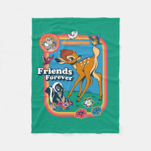 Bambi and Friends Friends Forever Fleece Blanket
