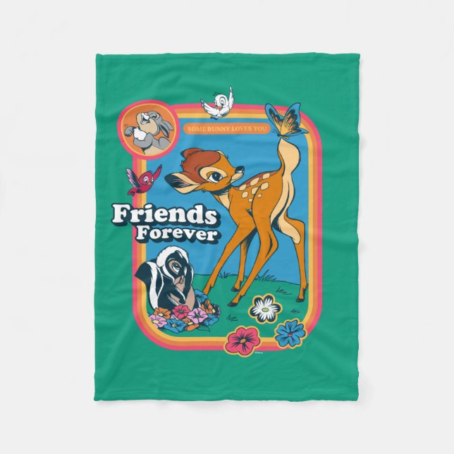 Bambi and Friends | Friends Forever Fleece Blanket (Front)