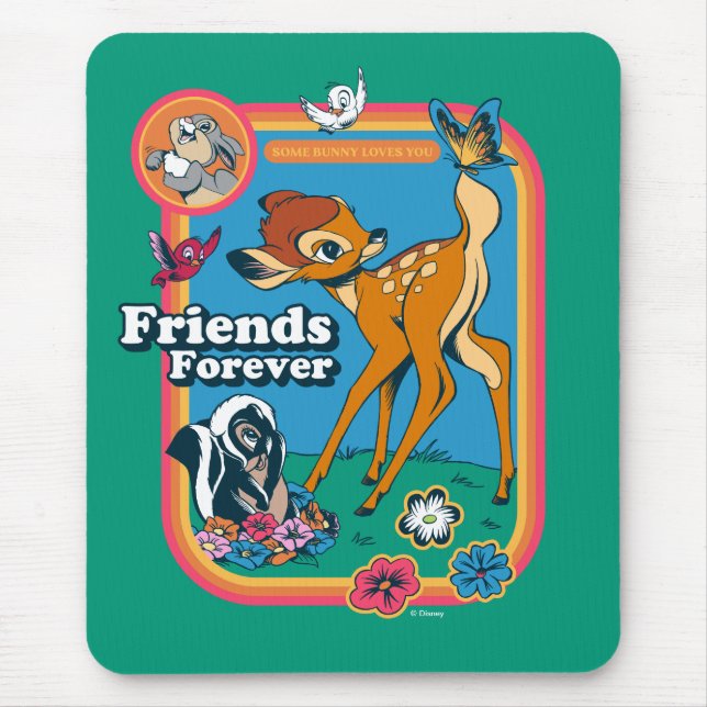 Bambi and Friends | Friends Forever Mouse Pad (Front)