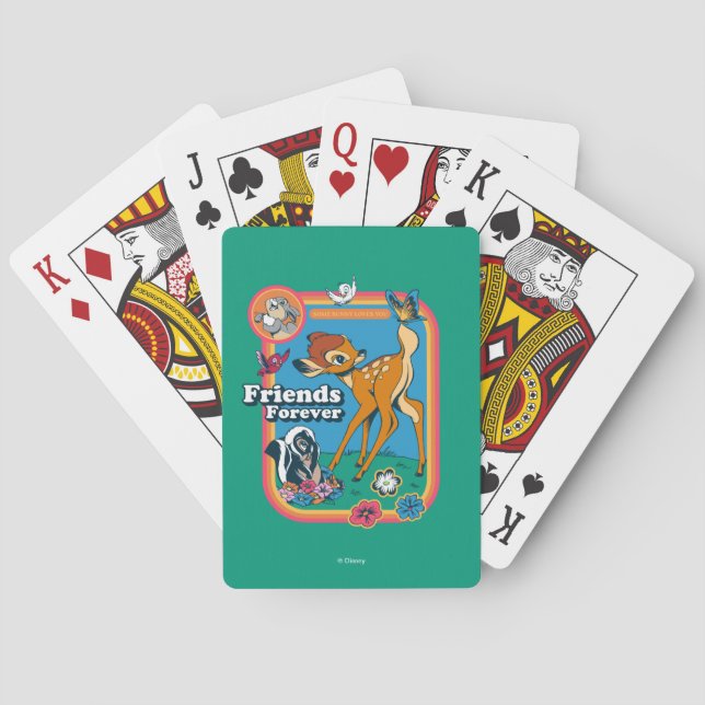 Bambi and Friends | Friends Forever Playing Cards (Back)