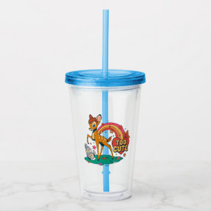 Bambi and Friends Too Cute Acrylic Tumbler