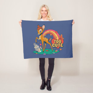 Bambi and Friends Too Cute Fleece Blanket