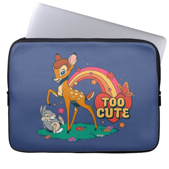 Bambi and Friends | Too Cute Laptop Sleeve (Front)