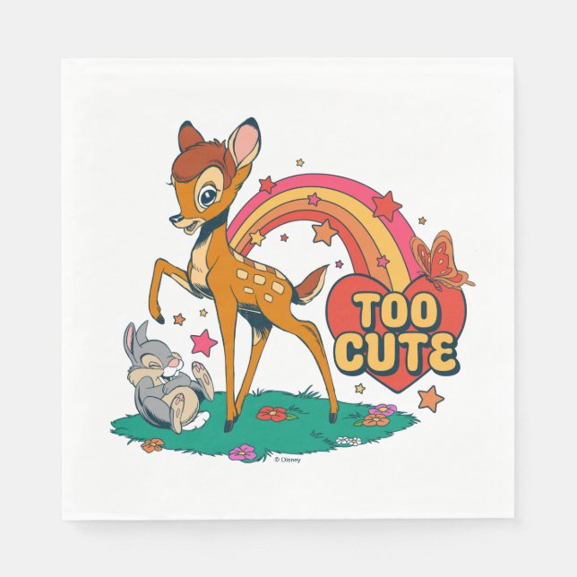 Bambi and Friends | Too Cute Napkins (Front)