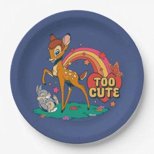 TOKYO Disney RESORT Bambi & Thumper Mini dish Picture plate 10cm Garnish TDL 