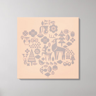 Bambi and Woodland Creatures Canvas Print