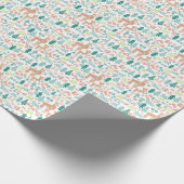 Bambi and Woodland Friends Pattern Wrapping Paper (Corner)