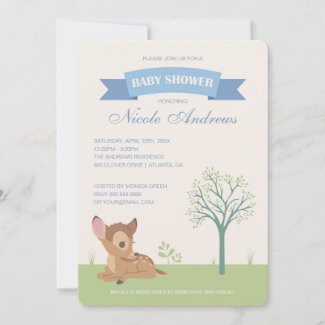Bambi | Boy Baby Shower Invitation