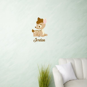 Bambi Cute Cartoon Personalize Wall Decal