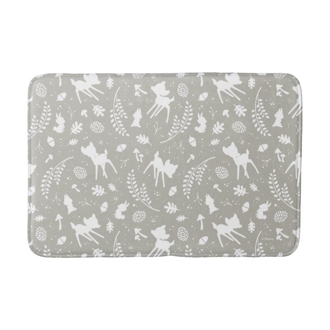 Bambi "Deer To My Heart" Forest Graphic Bath Mat (Front)