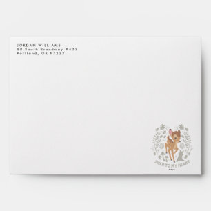 Bambi "Deer To My Heart" Forest Graphic Envelope