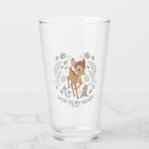 Bambi Deer To My Heart Forest Graphic Glass