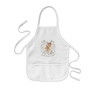 Bambi "Deer To My Heart" Forest Graphic Kids' Apron